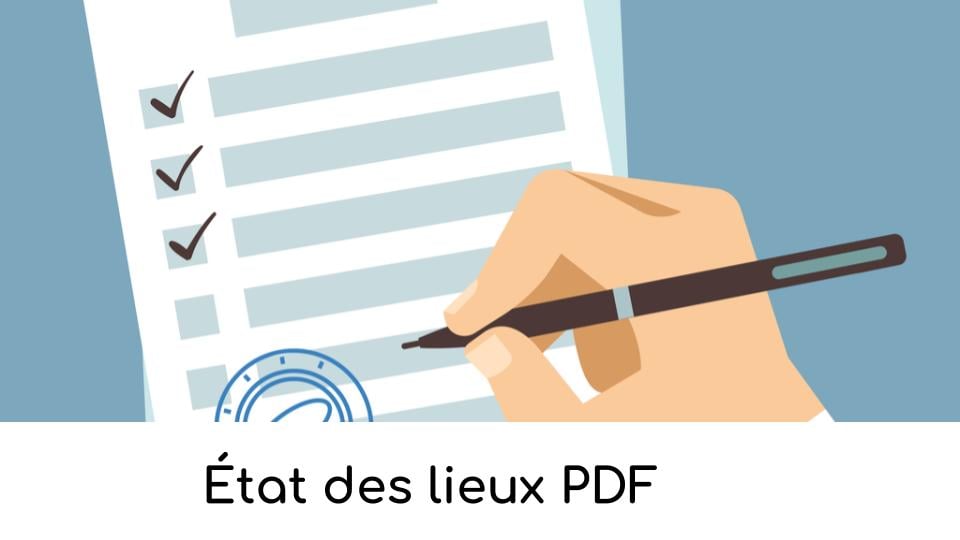 État des lieux à télécharger en format PDF ou Word