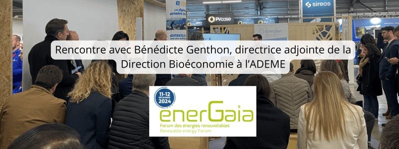Rencontre avec Bénédicte Genthon, directrice adjointe de la Direction Bioéconomie à l’ADEME