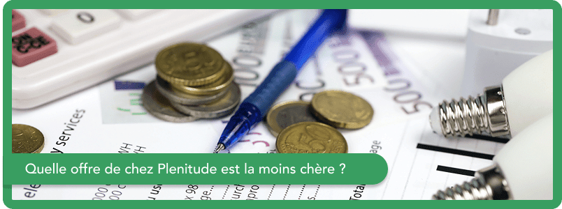 Quelle est l'offre la moins chère de Plenitude ?