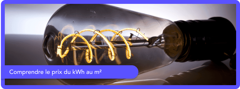 Comment calculer le prix kWh par m2 de votre logement ?