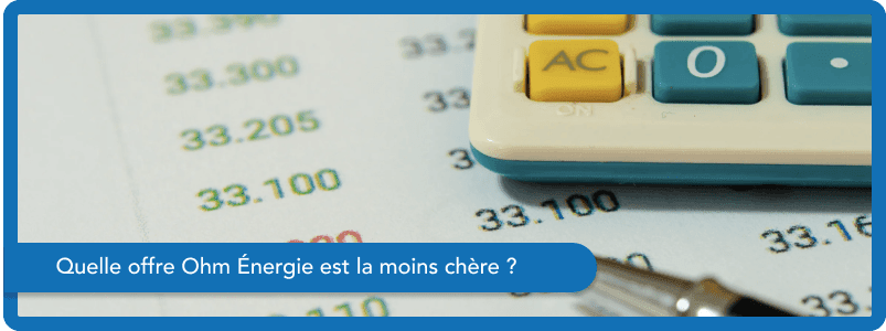 Quels sont les tarifs Ohm Énergie ?