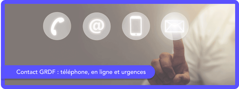 Quels sont les différents points de contact de GRDF ?