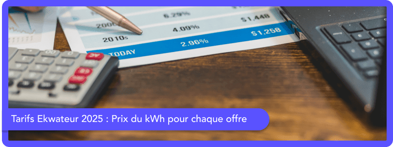 Tarifs Ekwateur 2025 : Prix du kWh pour chaque offre