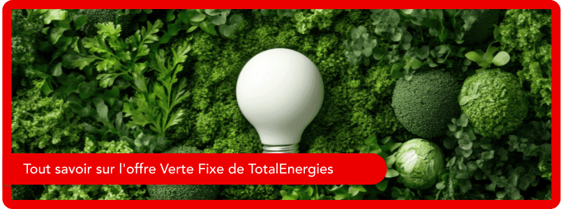 Tout savoir sur l'offre Verte Fixe de TotalEnergies