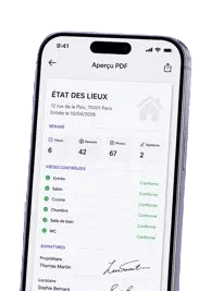 Aperçu de l'application État des lieux by papernest sur iPhone