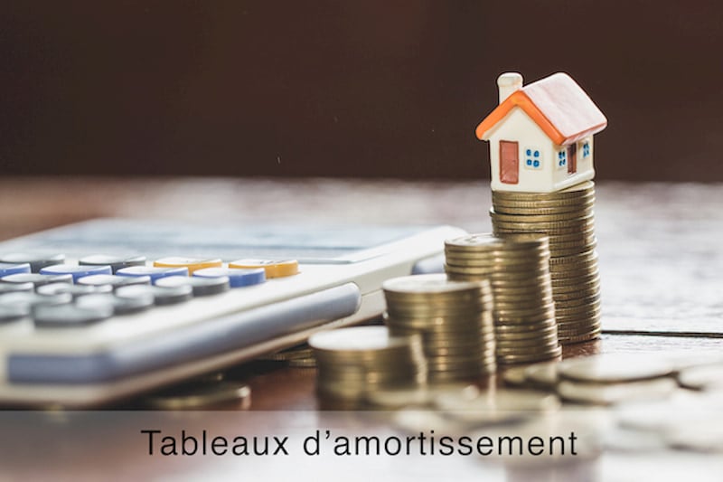 Tableau d'amortissement de prêt pour une vue d'ensemble de son projet