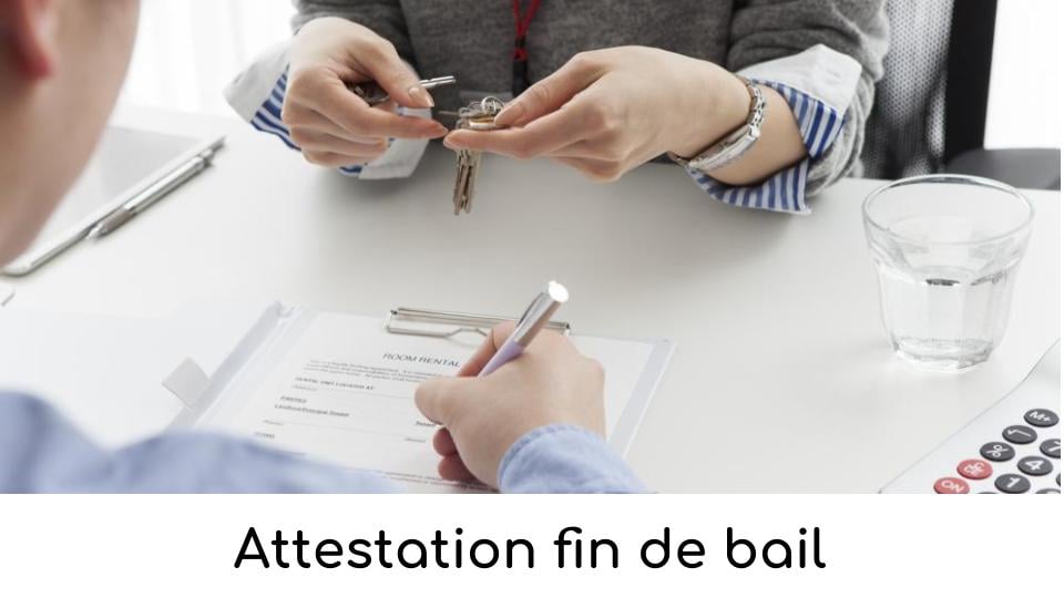 Attestation fin de bail
